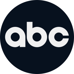 ABC Network logo features a black circle with white letters "ABC" lowercase in the center