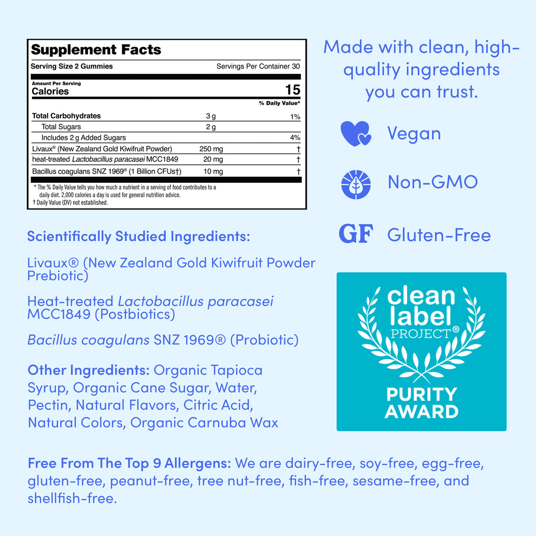 kids tribotic supplement facts