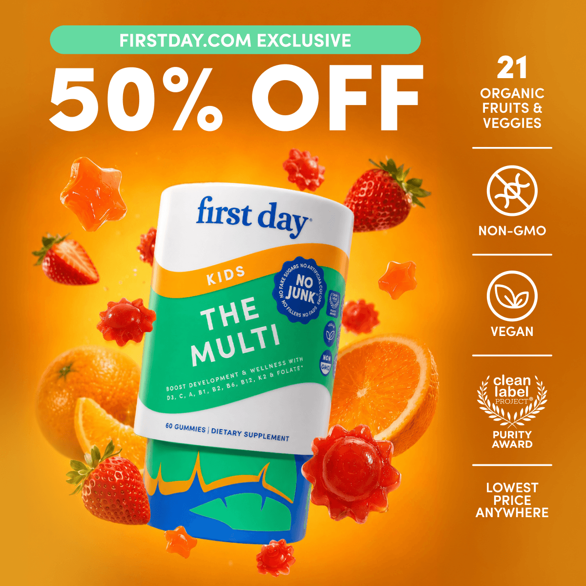 The "No Junk"™ Kids’ Multivitamin Gummies
