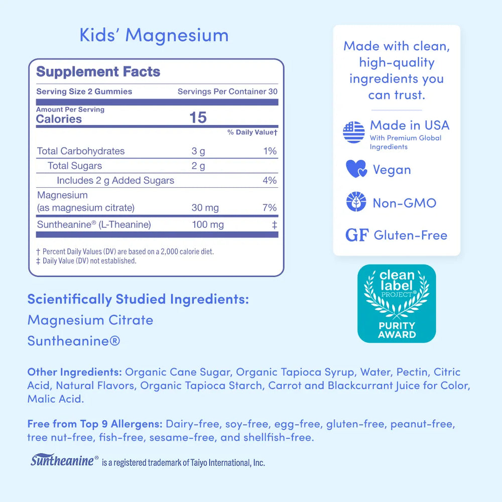 magnesium ingredients