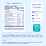 mens multivitamin ingredients