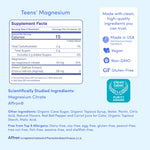 teens magnesium ingredients
