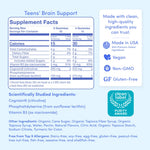 brain support ingredient label
